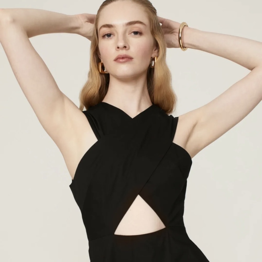 Black Crisscross Dress From the Rosetta Getty Collective